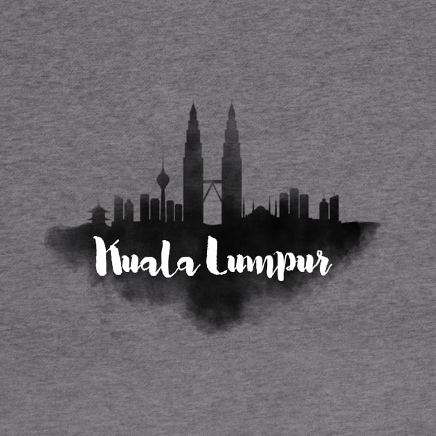 Kuala Lumpur watercolor by kursatunsal